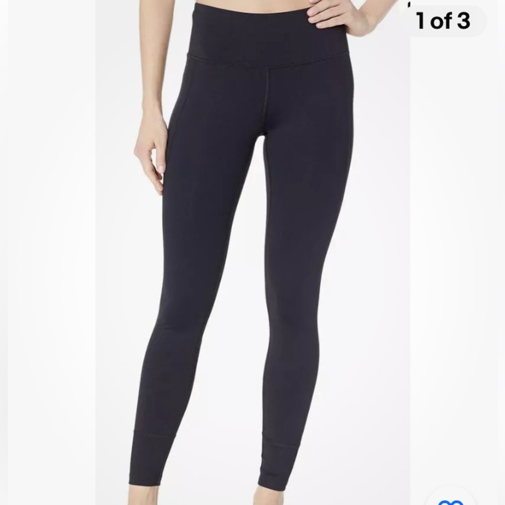 SHAPE Activewear High Waist SS Seam Stretch Leggings Black Size XS NWT $68